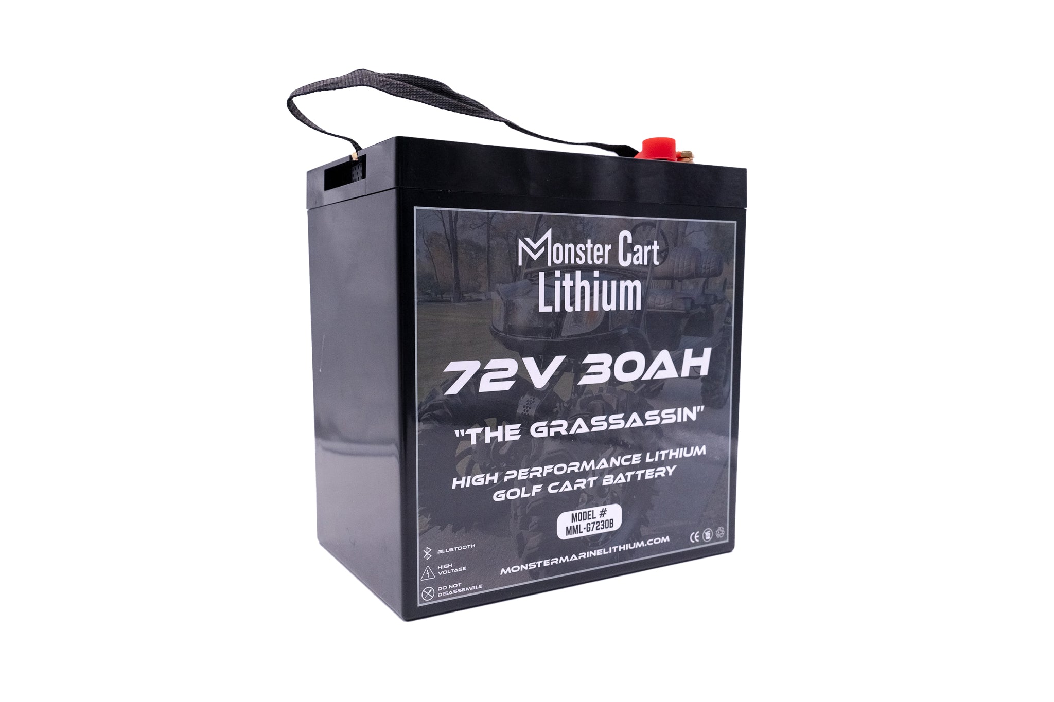 72V 30AH - "THE GRASSASSIN" - BLUETOOTH HIGH PERFORMANCE LITHIUM GOLF CART BATTERY - GC2 GROUP