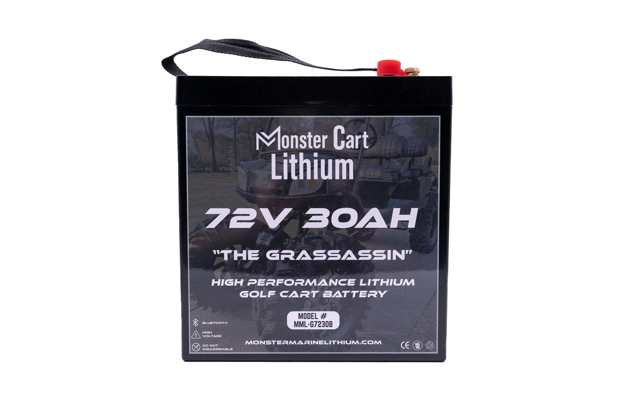 72V 30AH - "THE GRASSASSIN" - BLUETOOTH HIGH PERFORMANCE LITHIUM GOLF CART BATTERY - GC2 GROUP