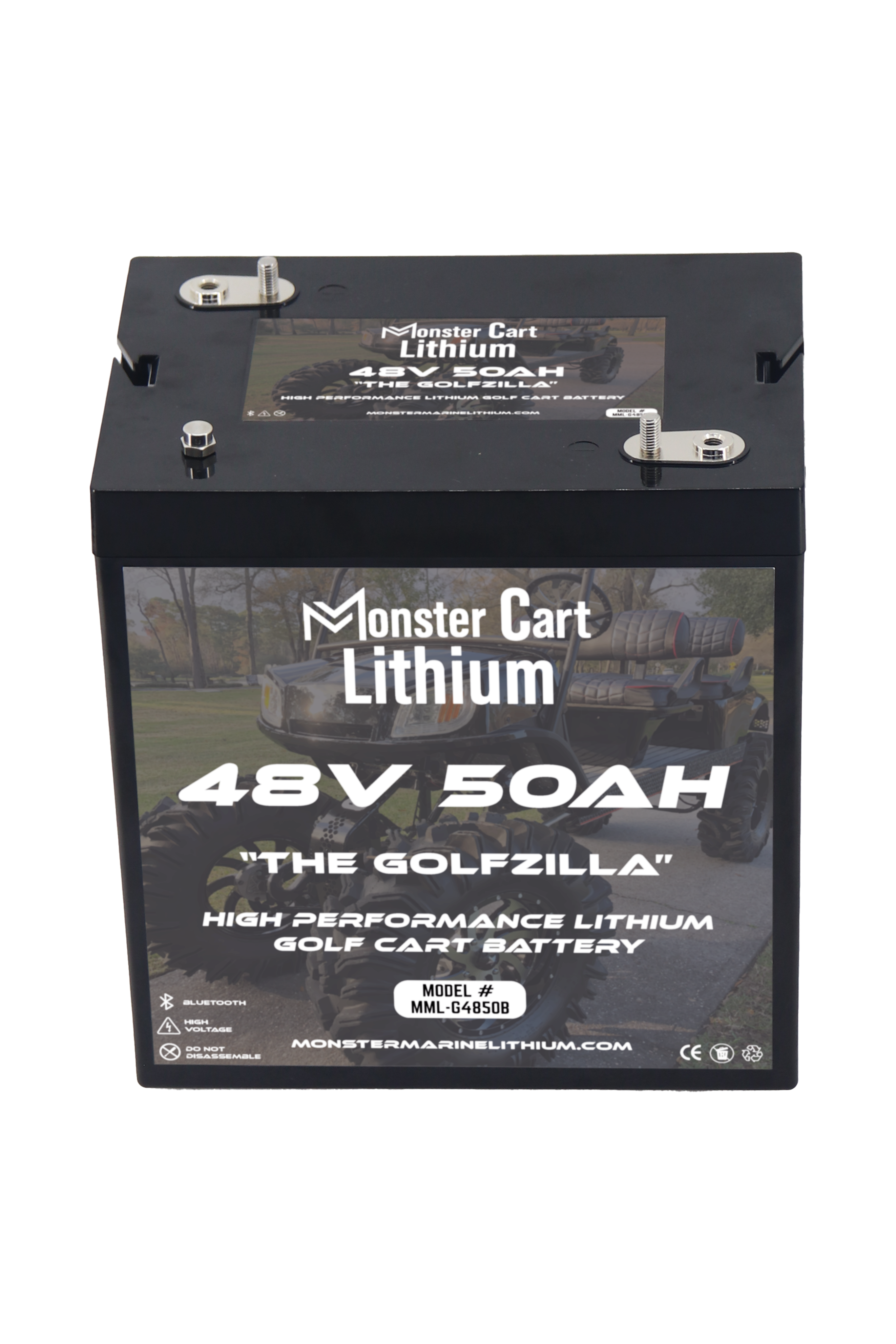 48V 50AH - "THE GOLFZILLA" - BLUETOOTH HIGH PERFORMANCE LITHIUM GOLF CART BATTERY - GC2 GROUP