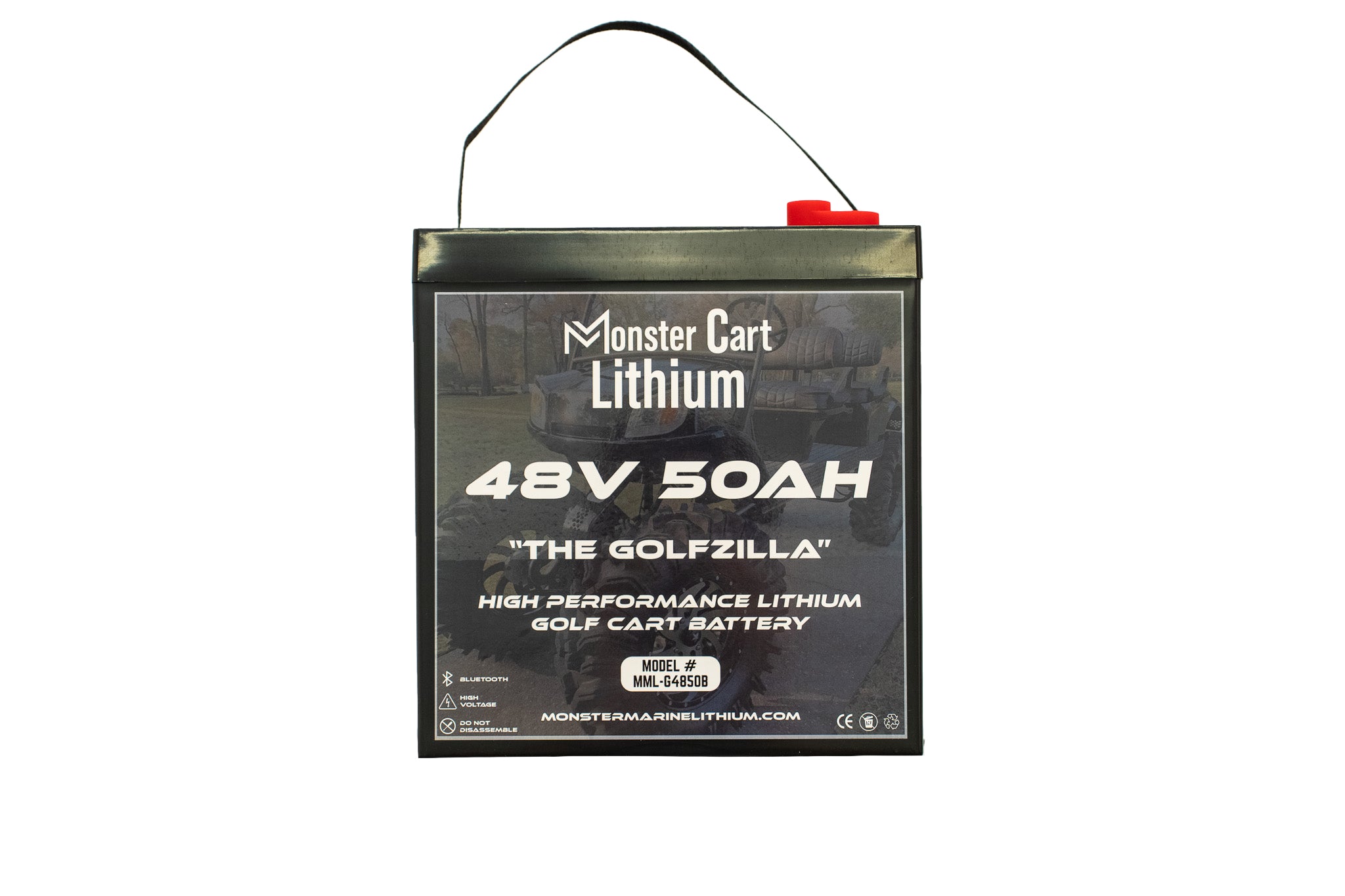 48V 50AH - "THE GOLFZILLA" - BLUETOOTH HIGH PERFORMANCE LITHIUM GOLF CART BATTERY - GC2 GROUP